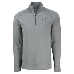 NFL Philadelphia Eagles Cutter & Buck Peshastin Eco Fleece Tri-Blend Raglan Recycled Quarter-Zip Jacket