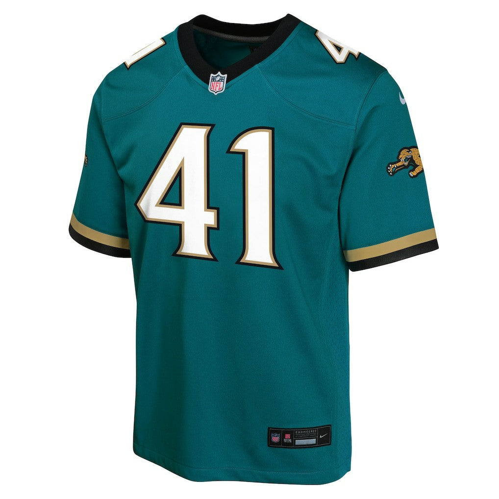 NFL Jacksonville Jaguars Josh Hines-Allen  Youth Alternate 2 Prowler Throwback Game Jersey