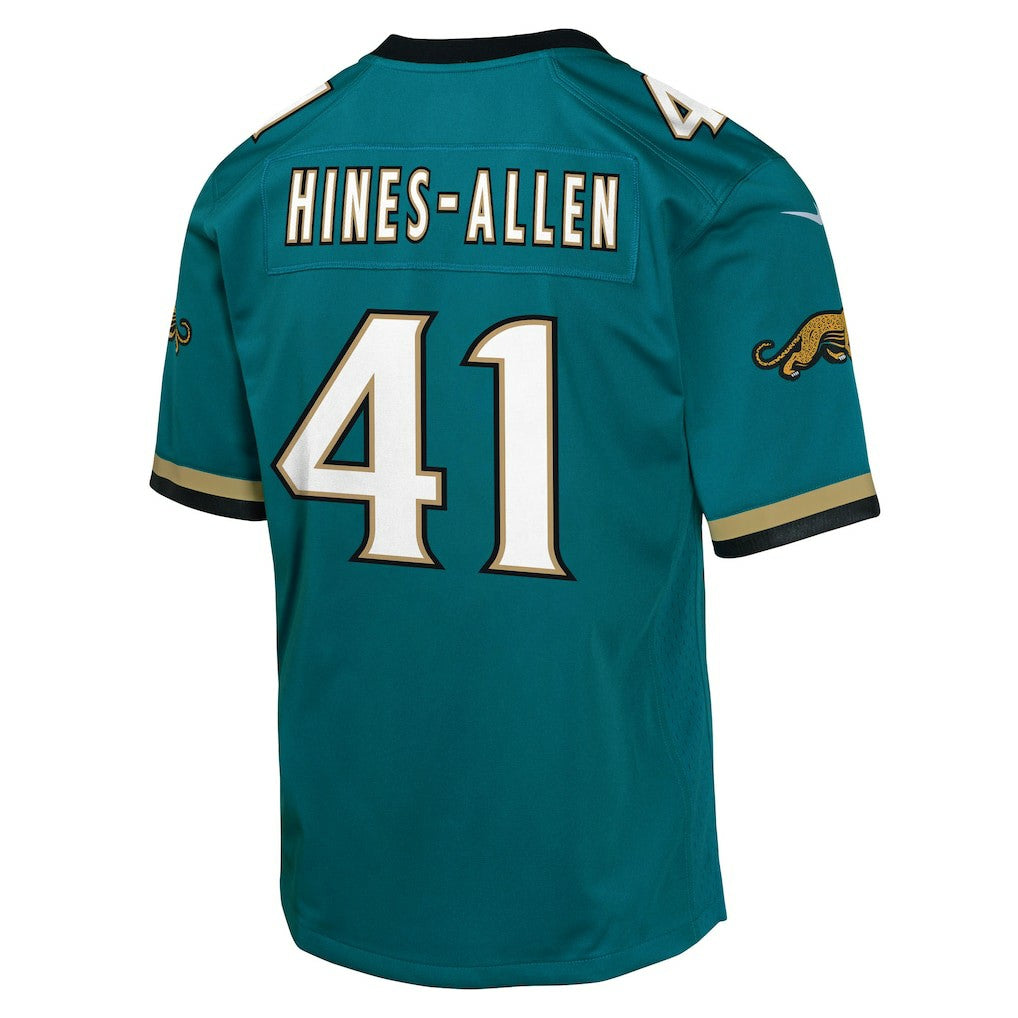 NFL Jacksonville Jaguars Josh Hines-Allen  Youth Alternate 2 Prowler Throwback Game Jersey