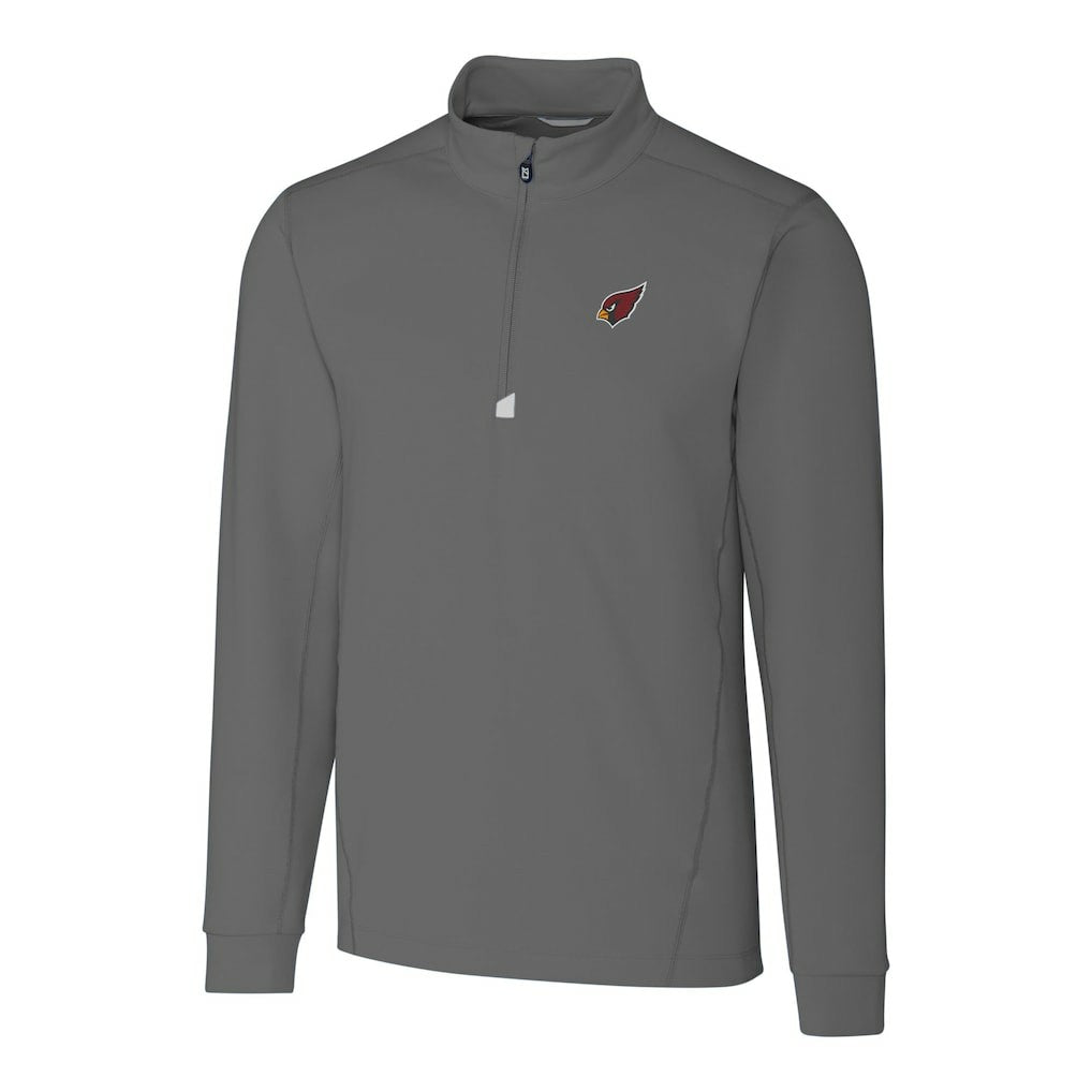 NFL Arizona Cardinals Cutter & Buck Big & Tall Traverse Stretch Quarter-Zip Top