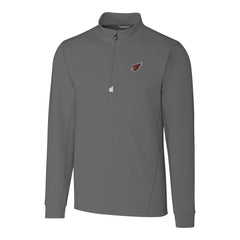 NFL Arizona Cardinals Cutter & Buck Big & Tall Traverse Stretch Quarter-Zip Top
