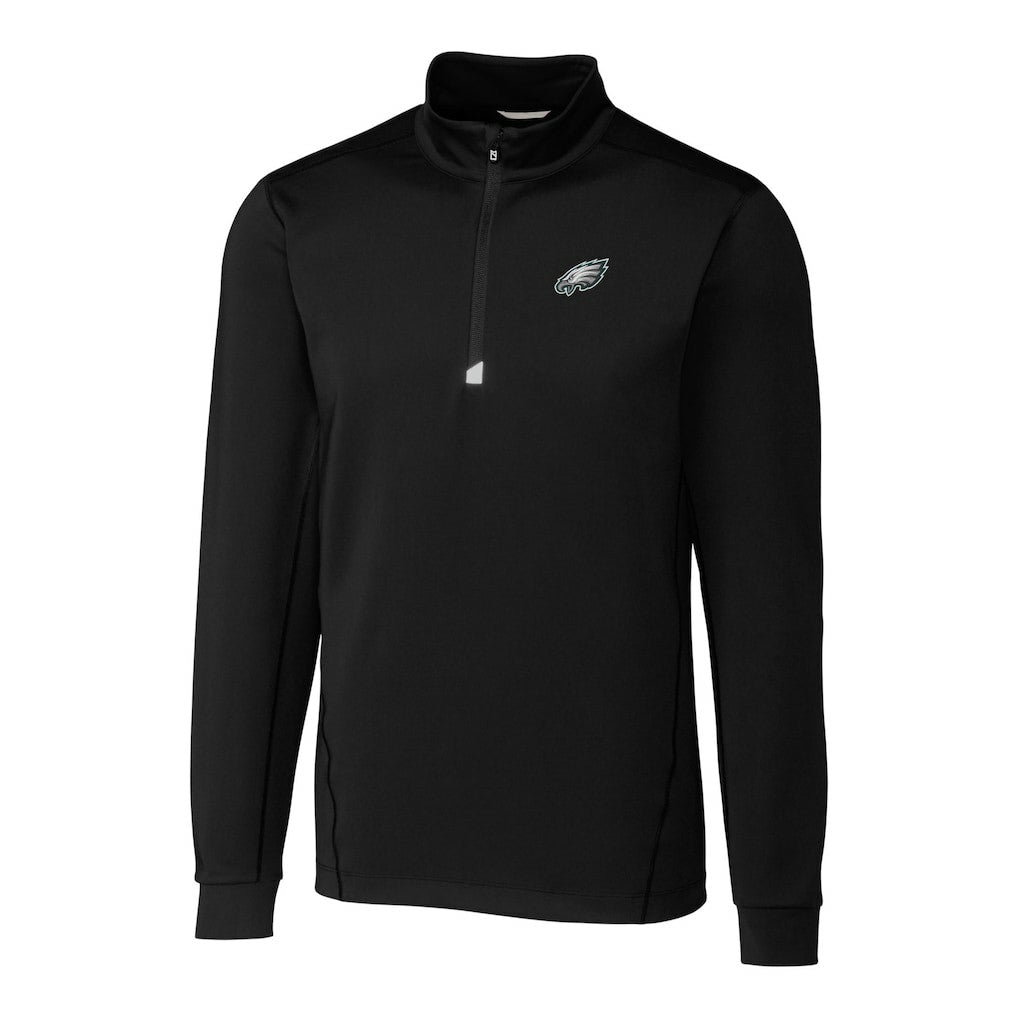 NFL Philadelphia Eagles Cutter & Buck Big & Tall Traverse Stretch Quarter-Zip Top