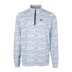 NFL Cincinnati Bengals Cutter & Buck Big & Tall Traverse Eco Camo Tri-Blend DryTec Quarter-Zip Jacket