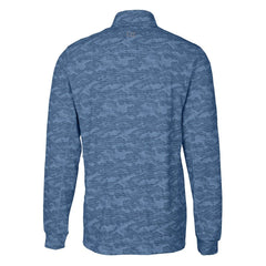 NFL New York Giants Cutter & Buck Big & Tall Traverse Stretch Eco Camo Print DryTec Quarter-Zip Top