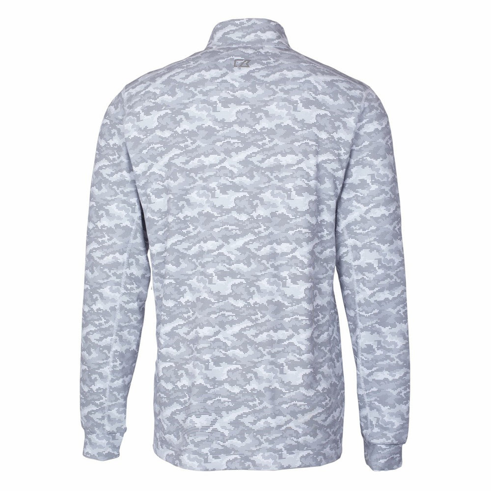 NFL Detroit Lions Cutter & Buck Big & Tall Traverse Eco Camo Tri-Blend DryTec Quarter-Zip Jacket