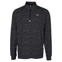 NFL New York Giants Cutter & Buck Big & Tall Traverse Eco Camo Tri-Blend DryTec Quarter-Zip Jacket