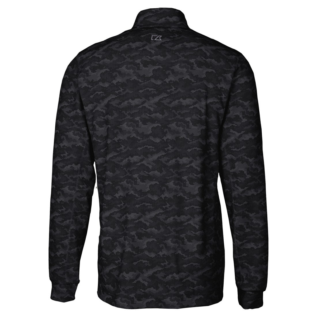 NFL Detroit Lions Cutter & Buck Big & Tall Traverse Eco Camo Tri-Blend DryTec Quarter-Zip Jacket