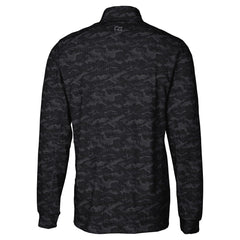 NFL Detroit Lions Cutter & Buck Big & Tall Traverse Eco Camo Tri-Blend DryTec Quarter-Zip Jacket