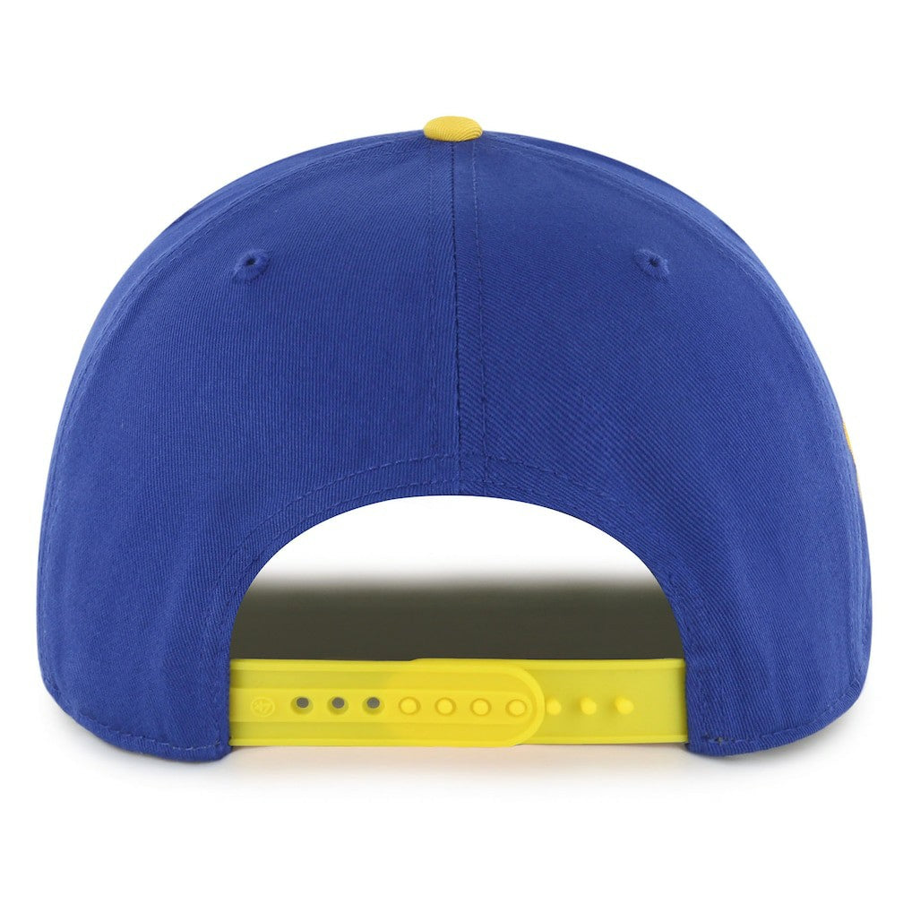 Golden State Warriors '47 Dropshadow Rope Hitch Adjustable Hat sale - Royal/Gold | 47 brand on sale