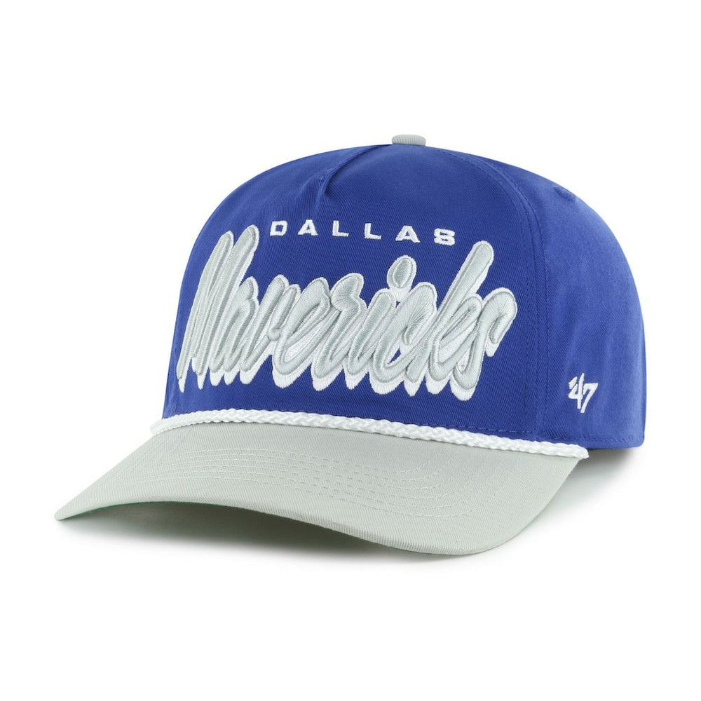 Dallas Mavericks '47 Dropshadow Rope Hitch Adjustable Hat sale - Blue/Gray | 47 brand cheap