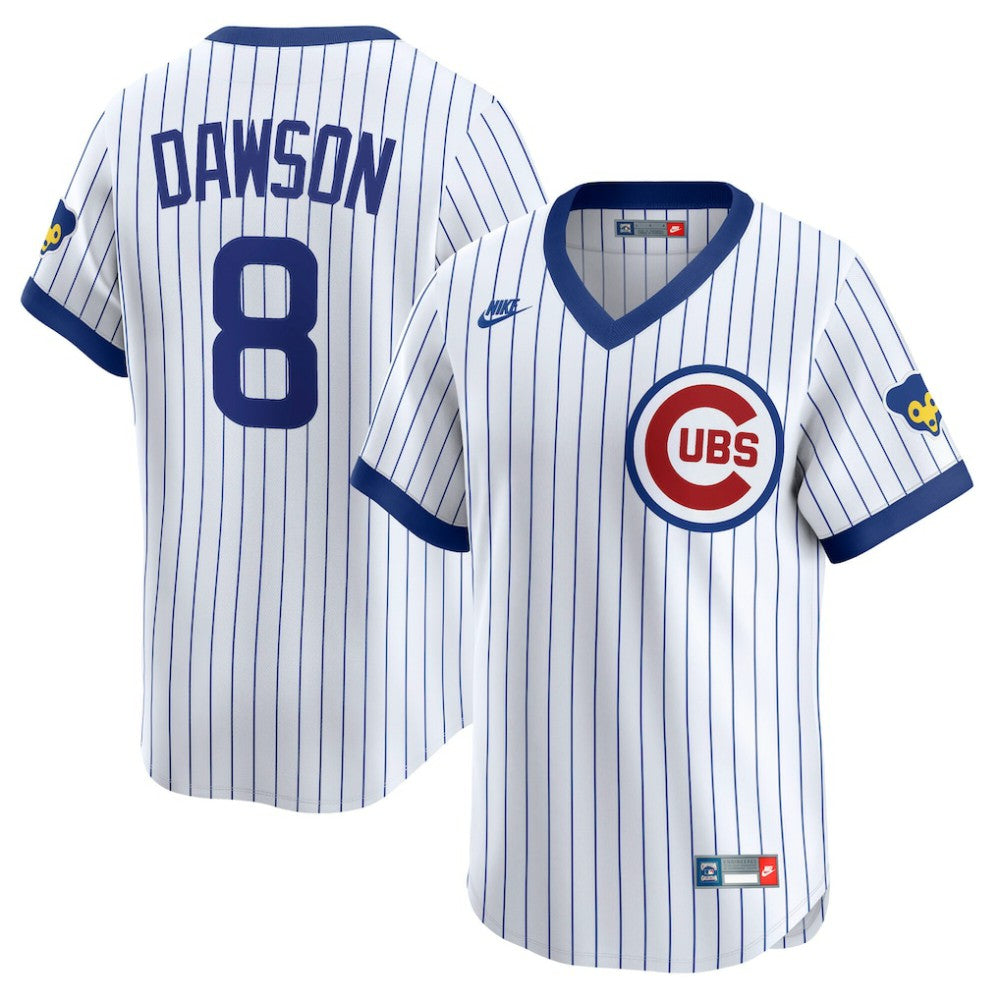 Andre Dawson Chicago Cubs Throwback Cooperstown Collection Limited Jersey - White | Nike