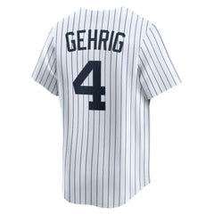 Lou Gehrig New York Yankees Throwback Cooperstown Collection Limited Jersey - White | Nike
