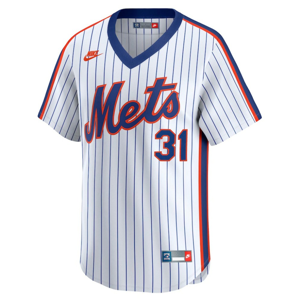 Mike Piazza New York Mets Throwback Cooperstown Collection Limited Jersey - White | Nike