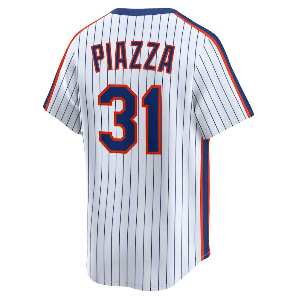 Mike Piazza New York Mets Throwback Cooperstown Collection Limited Jersey - White | Nike