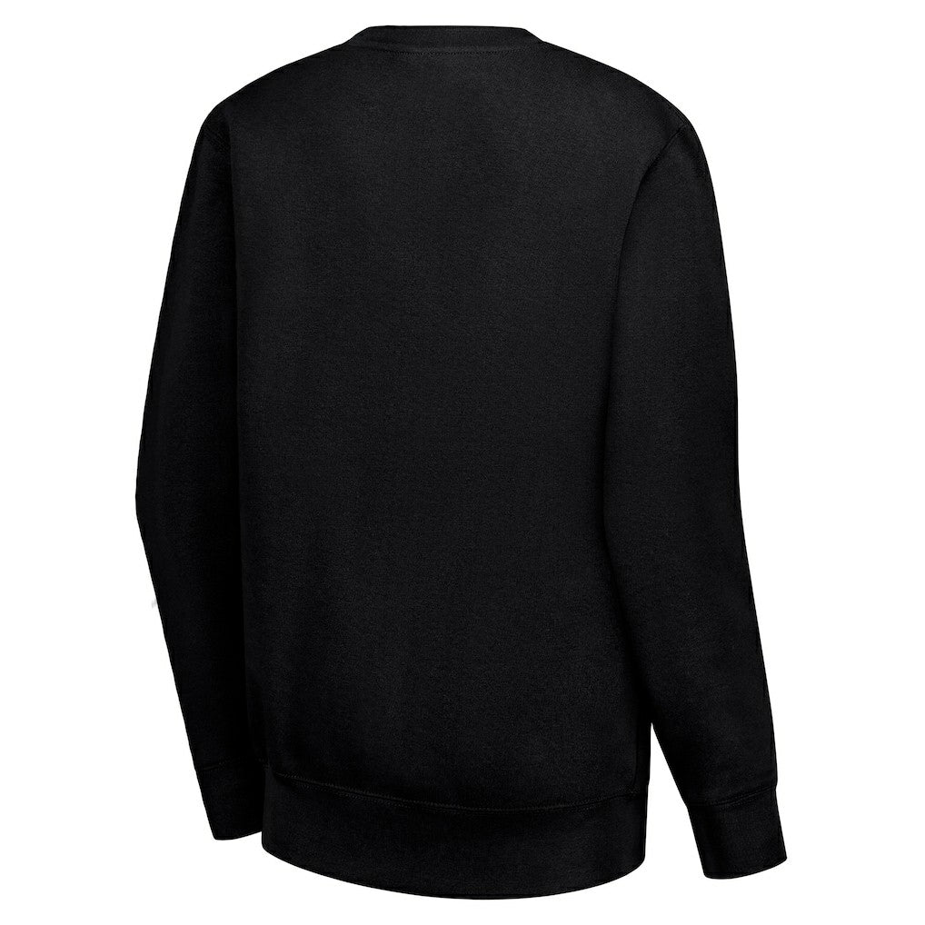 Golden State Warriors G-III 4Her by Carl Banks Women's Leopard Heart Fleece Pullover Sweatshirt sale - Black for sale