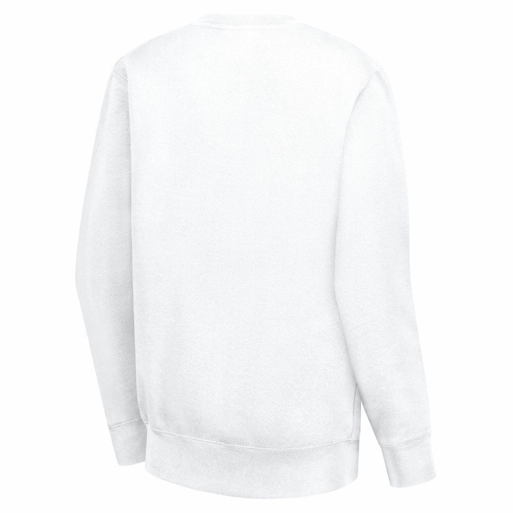 New York Knicks G-III 4Her by Carl Banks Women's Leopard Heart Fleece Pullover Sweatshirt - White outlet
