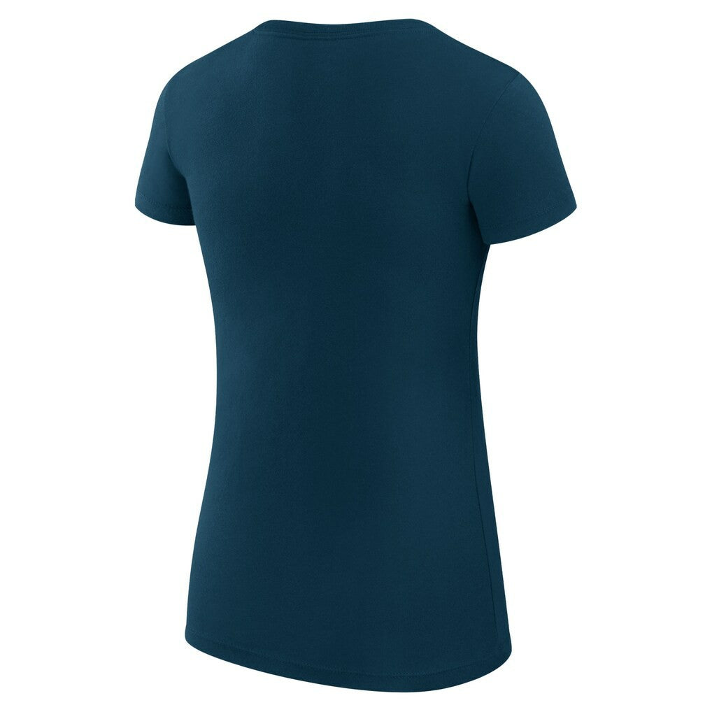 Indiana Pacers G-III 4Her by Carl Banks Women's Super-Slim Fit Lightweight Leopard Heart T-Shirt - Navy online