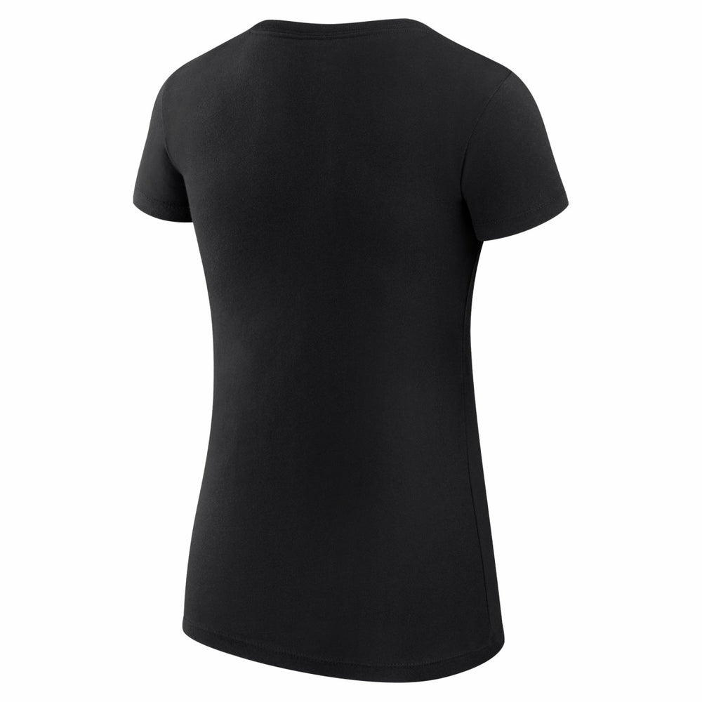 Oklahoma City Thunder G-III 4Her by Carl Banks Women's Super-Slim Fit Lightweight Leopard Heart T-Shirt - Black on sale