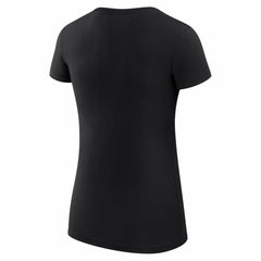 Oklahoma City Thunder G-III 4Her by Carl Banks Women's Super-Slim Fit Lightweight Leopard Heart T-Shirt - Black on sale
