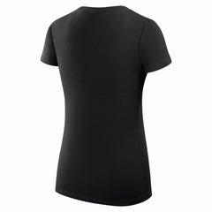 Los Angeles Lakers G-III 4Her by Carl Banks Women's Super-Slim Fit Lightweight Leopard Heart V-Neck T-Shirt - Black sale