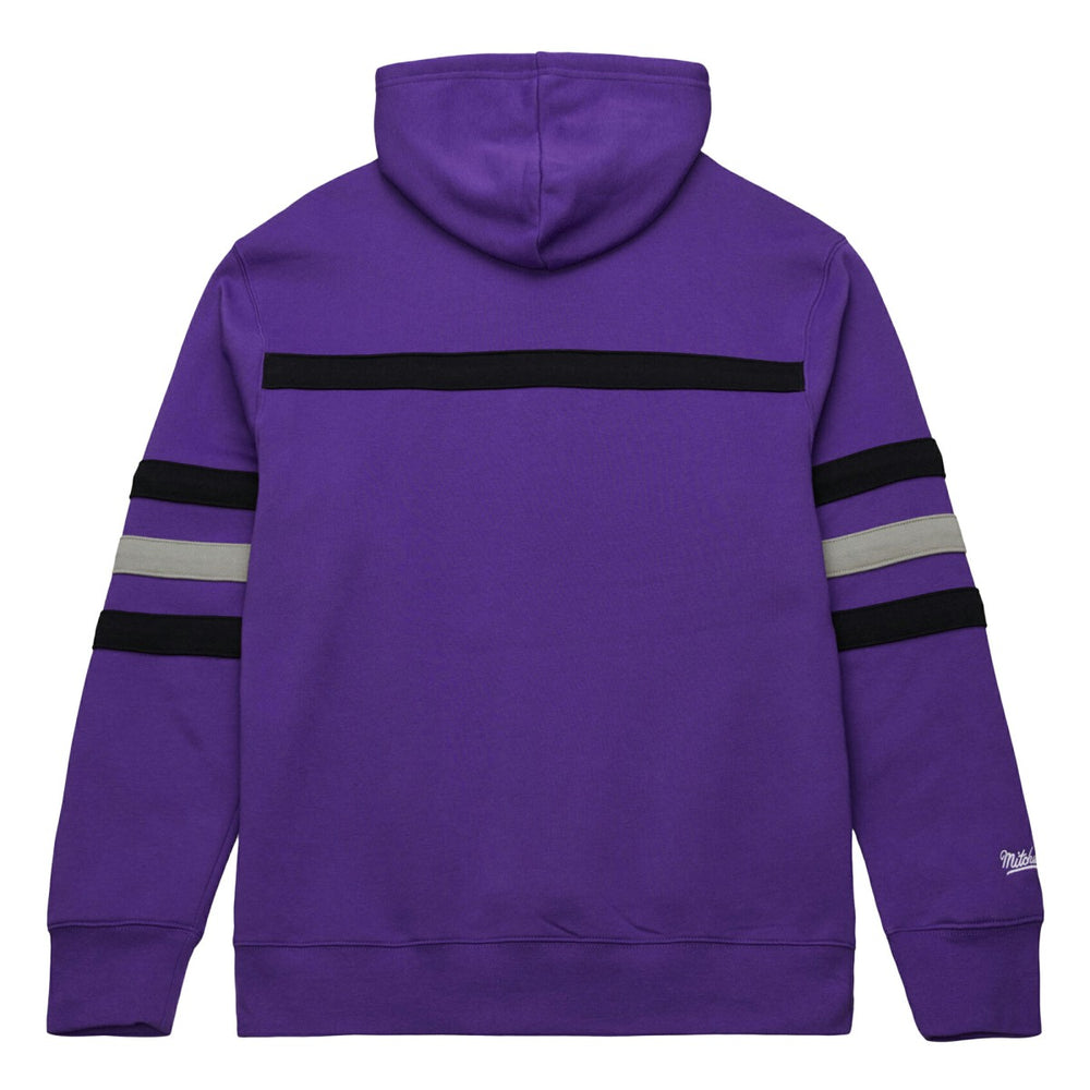 Sacramento Kings Hardwood Classics Nights Head Coach Pullover Hoodie - Purple | Mitchell & Ness on sale