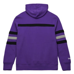 Sacramento Kings Hardwood Classics Nights Head Coach Pullover Hoodie - Purple | Mitchell & Ness on sale
