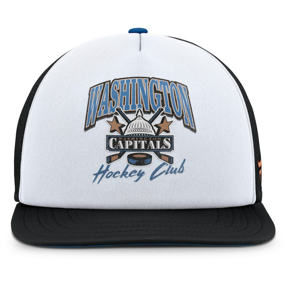 Washington Capitals Fanatics Decades Collection Foam Front Snapback Hat
