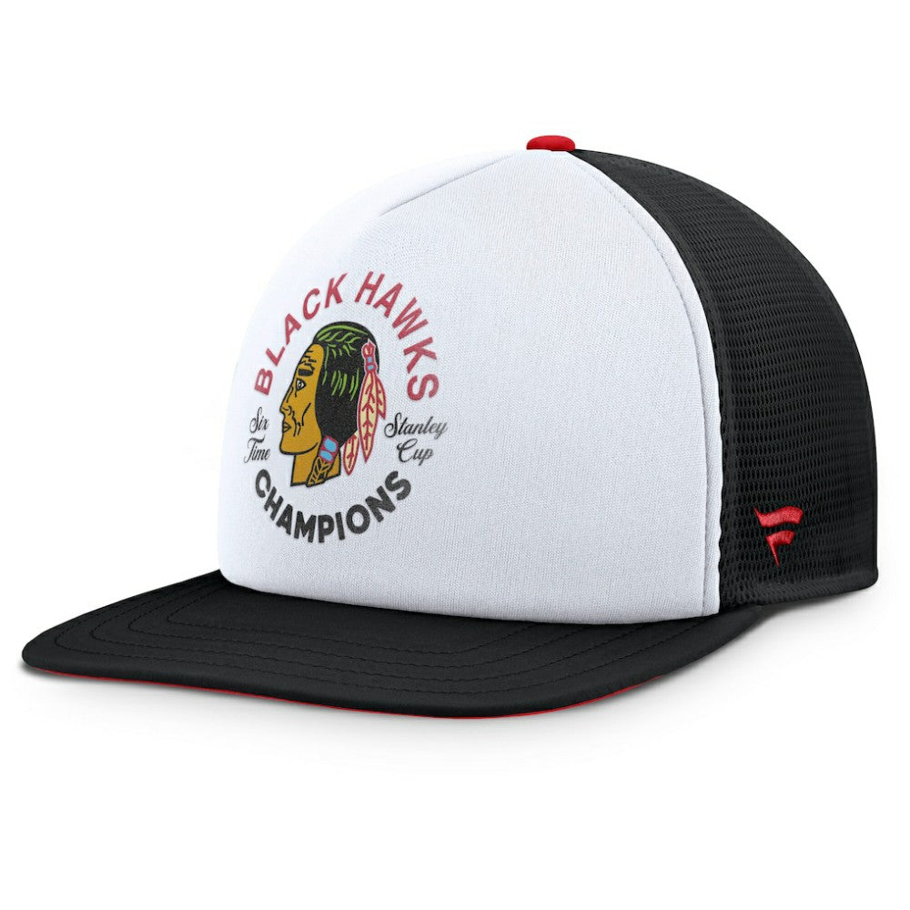 Chicago Blackhawks Fanatics Decades Collection Foam Front Snapback Hat