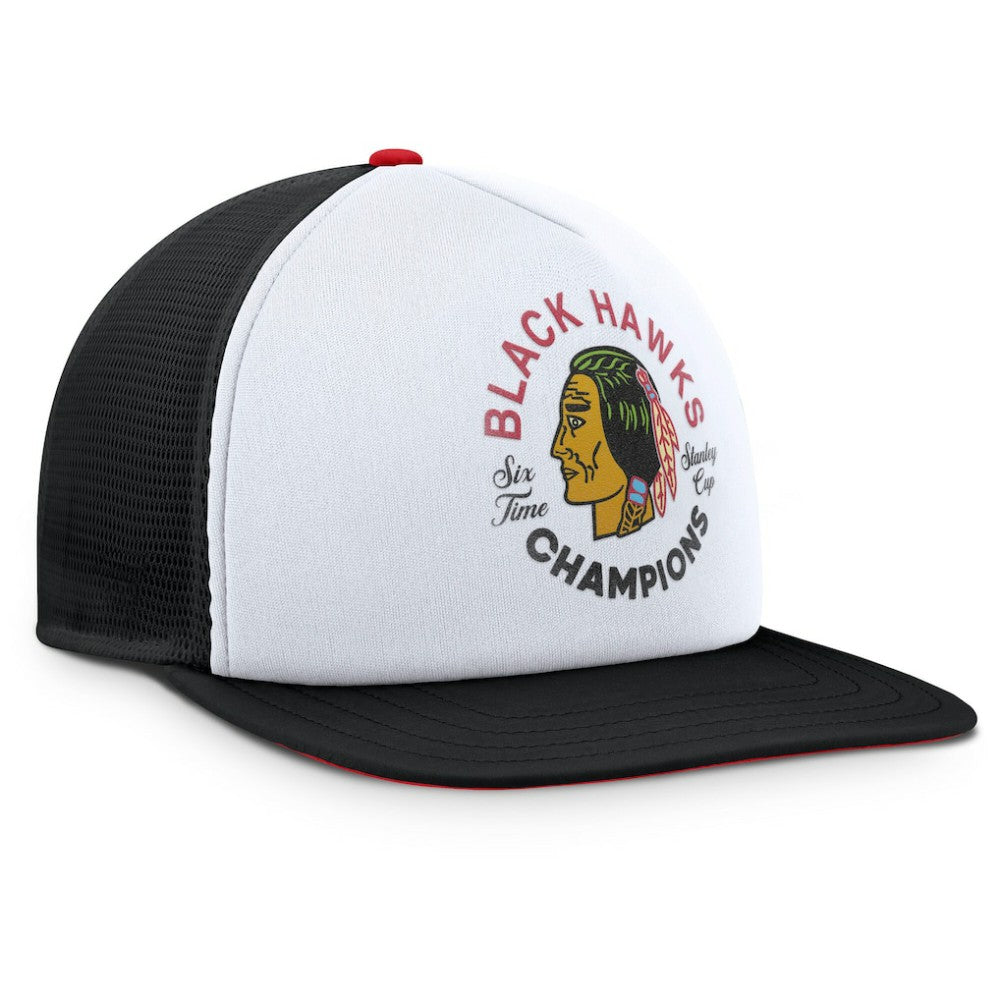 Chicago Blackhawks Fanatics Decades Collection Foam Front Snapback Hat