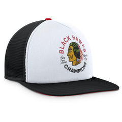 Chicago Blackhawks Fanatics Decades Collection Foam Front Snapback Hat