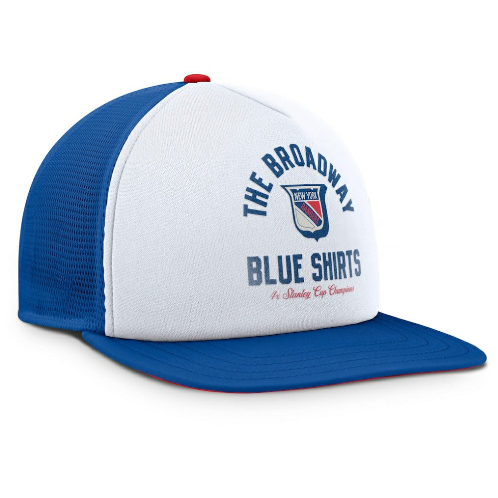 New York Rangers Fanatics Decades Collection Foam Front Snapback Hat