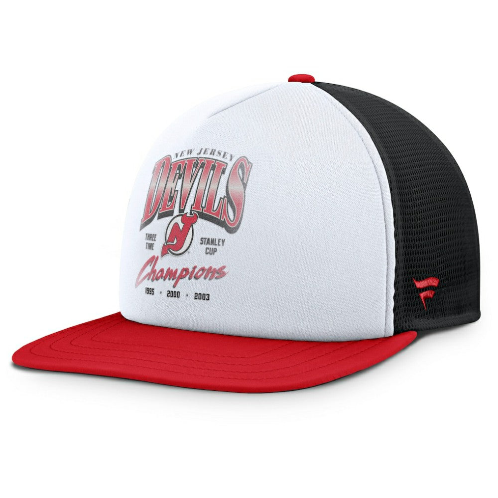 New Jersey Devils Fanatics Decades Collection Foam Front Snapback Hat