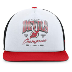 New Jersey Devils Fanatics Decades Collection Foam Front Snapback Hat