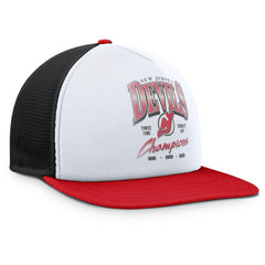 New Jersey Devils Fanatics Decades Collection Foam Front Snapback Hat