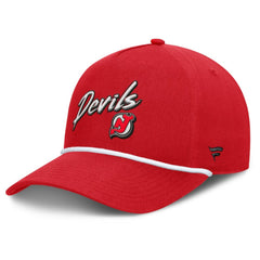 New Jersey Devils Fanatics Decades Collection A-Frame Rope Adjustable Hat