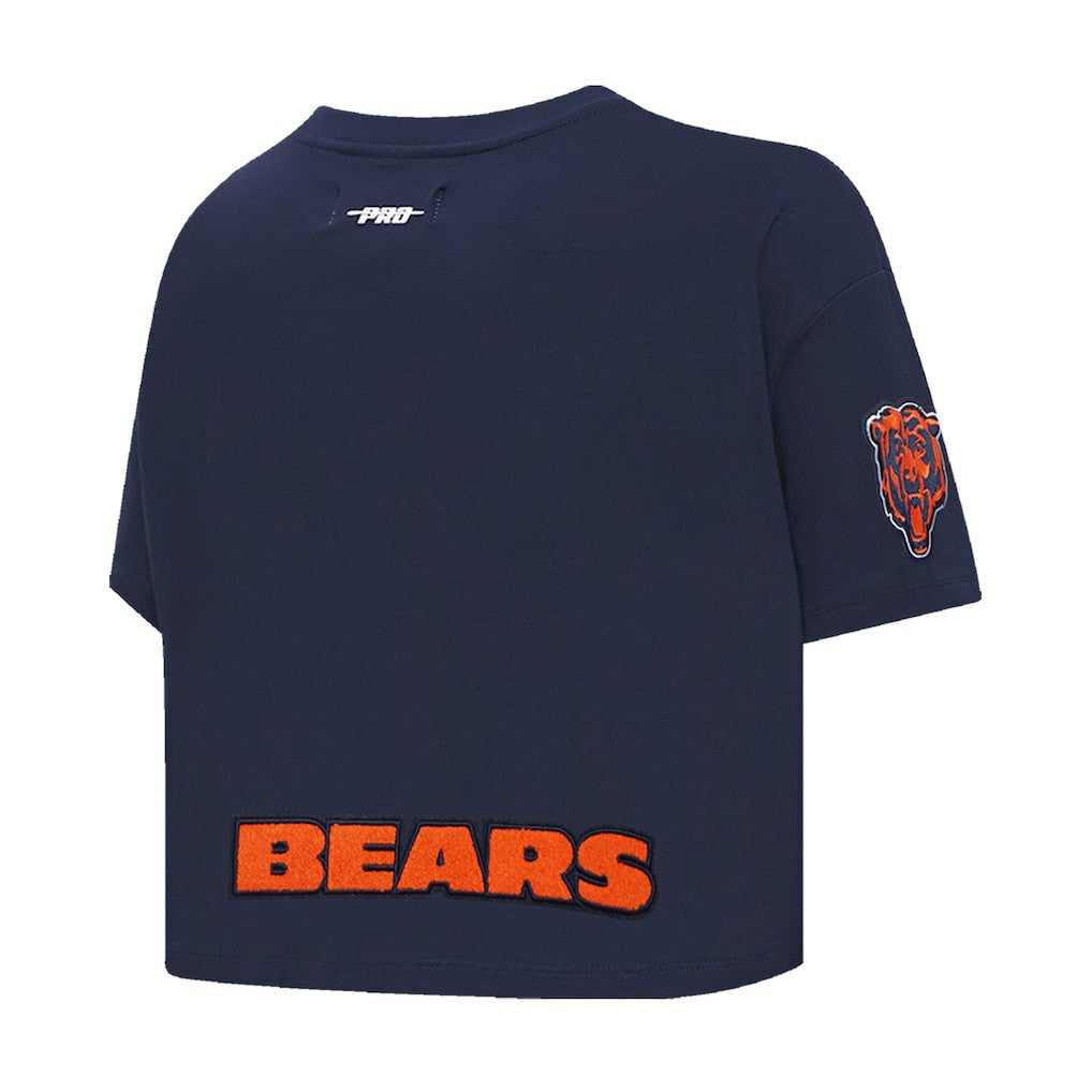 NFL Chicago Bears Caleb Williams  Pro Standard Women's Player Name & Number Cropped Boxy T-Shirt