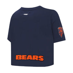 NFL Chicago Bears Caleb Williams  Pro Standard Women's Player Name & Number Cropped Boxy T-Shirt