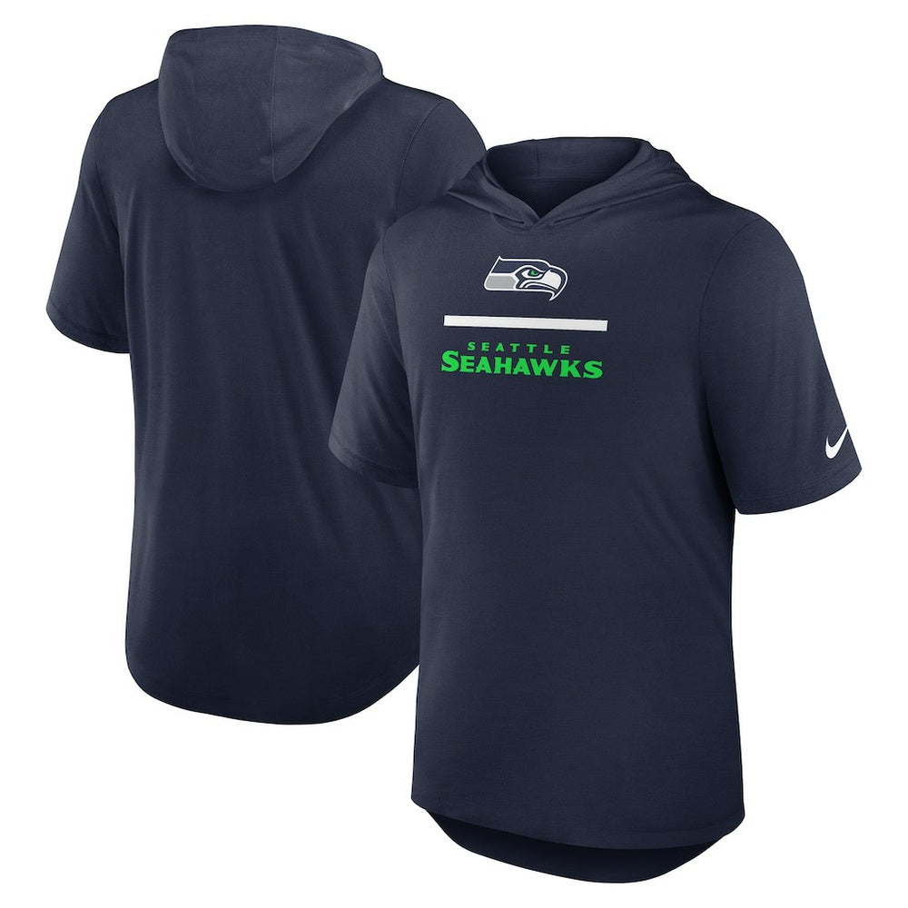 NFL Seattle Seahawks Lockup Tri-Blend Hoodie T-Shirt