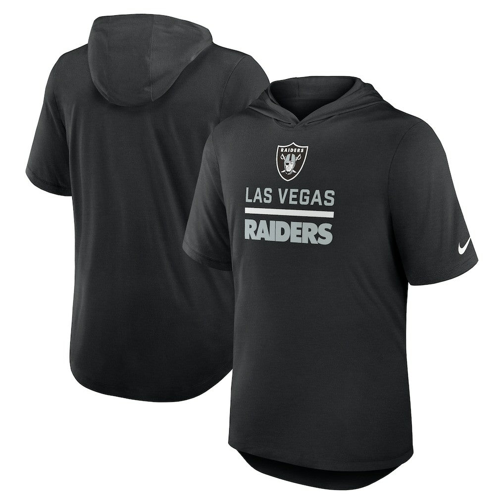 NFL Las Vegas Raiders Lockup Tri-Blend Hoodie T-Shirt