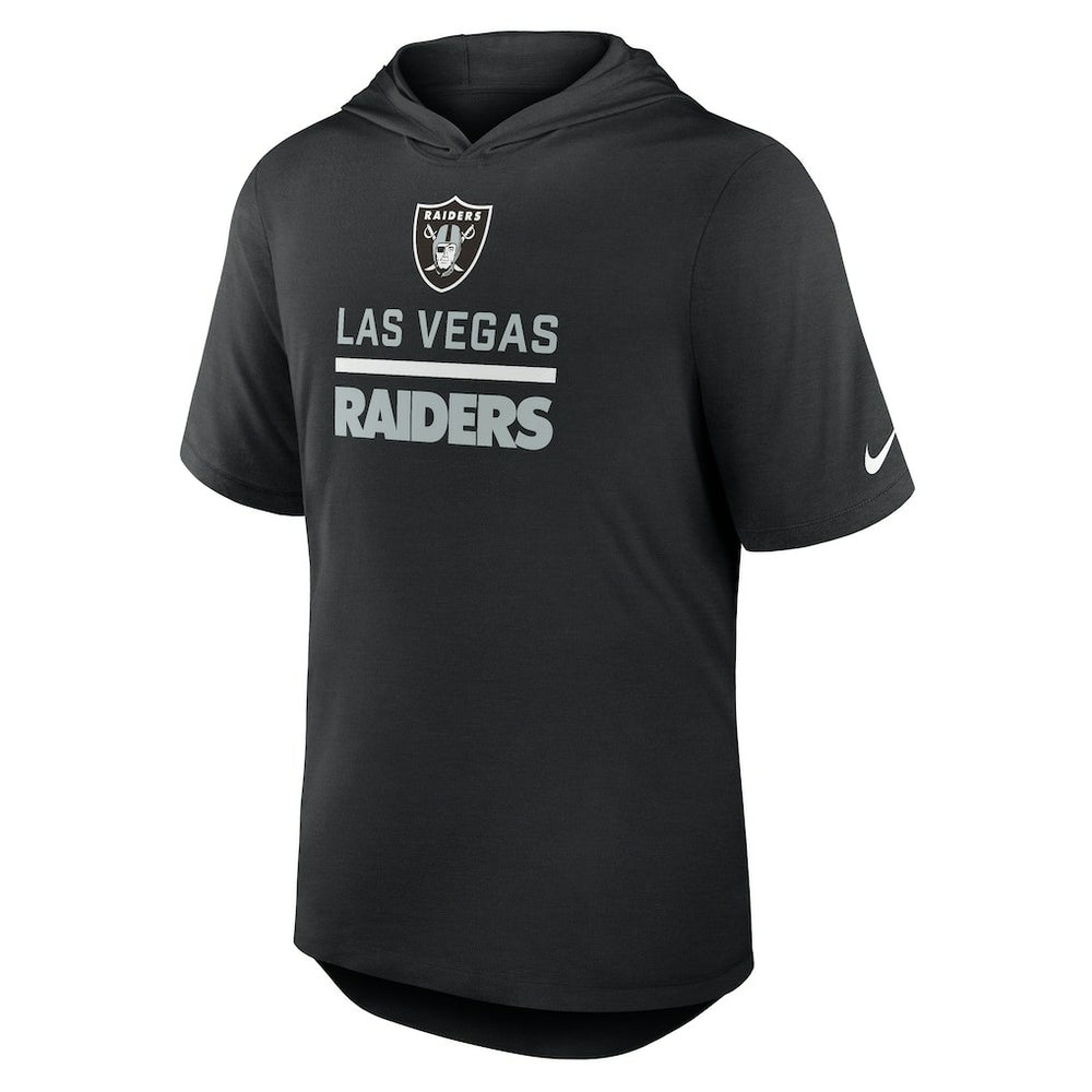 NFL Las Vegas Raiders Lockup Tri-Blend Hoodie T-Shirt