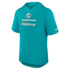NFL Miami Dolphins Lockup Tri-Blend Hoodie T-Shirt