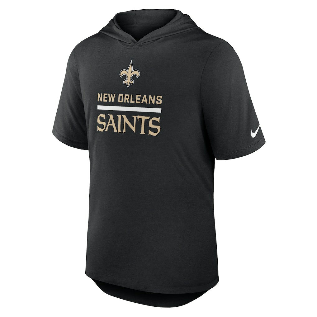 NFL New Orleans Saints Lockup Tri-Blend Hoodie T-Shirt