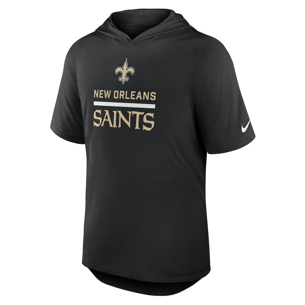 NFL New Orleans Saints Lockup Tri-Blend Hoodie T-Shirt