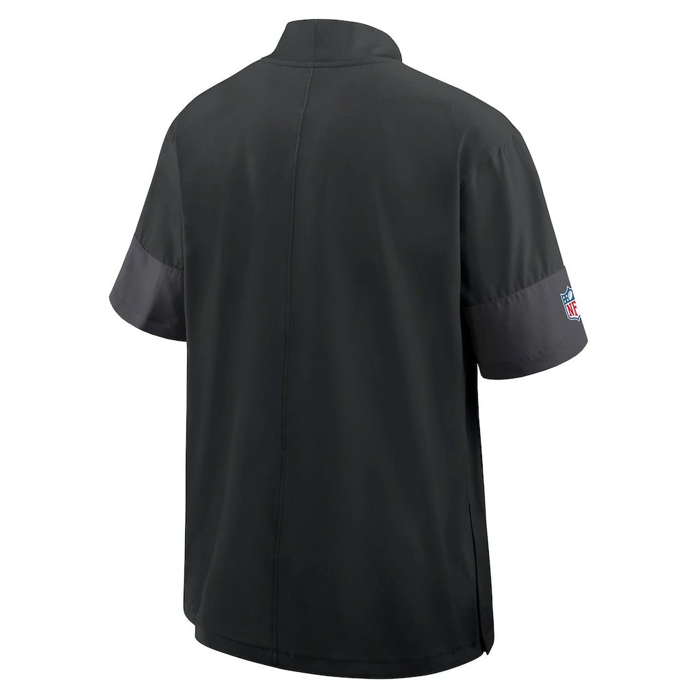 NFL Philadelphia Eagles Sideline Short Sleeve Quarter-Zip Dri-FIT Coach Jacket