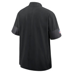 NFL San Francisco 49ers Sideline Short Sleeve Quarter-Zip Dri-FIT Coach Jacket
