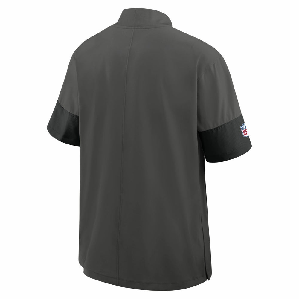 NFL Tampa Bay Buccaneers Sideline Short Sleeve Quarter-Zip Dri-FIT Coach Jacket