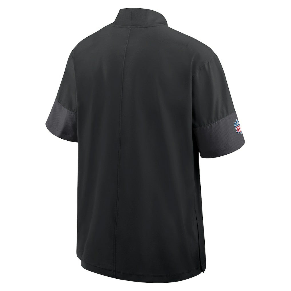 NFL Minnesota Vikings Sideline Short Sleeve Quarter-Zip Dri-FIT Coach Jacket