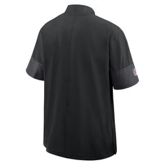 NFL Minnesota Vikings Sideline Short Sleeve Quarter-Zip Dri-FIT Coach Jacket