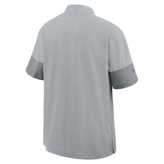 NFL Detroit Lions Sideline Short Sleeve Quarter-Zip Dri-FIT Coach Jacket