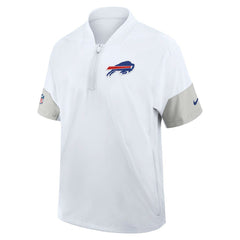 NFL Buffalo Bills Sideline Short Sleeve Quarter-Zip Dri-FIT Coach Jacket